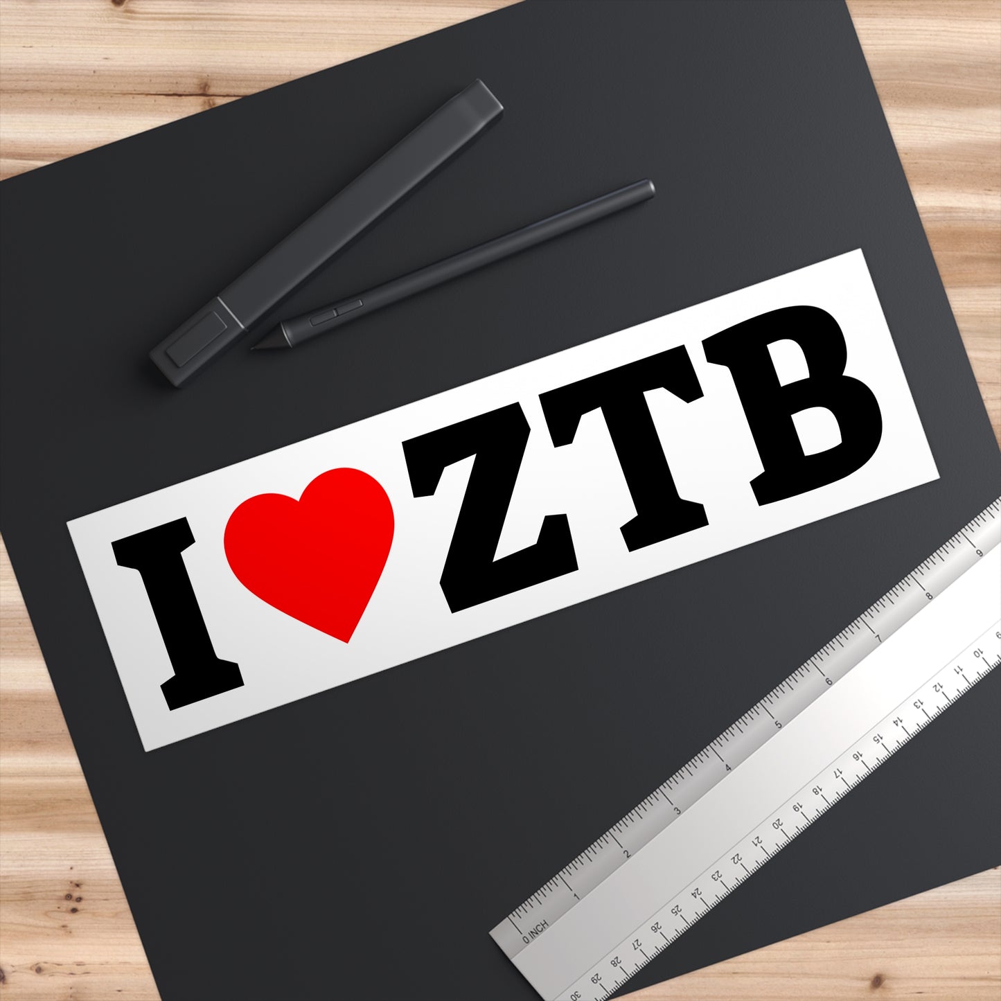 I Heart ZTB Bumper Sticker